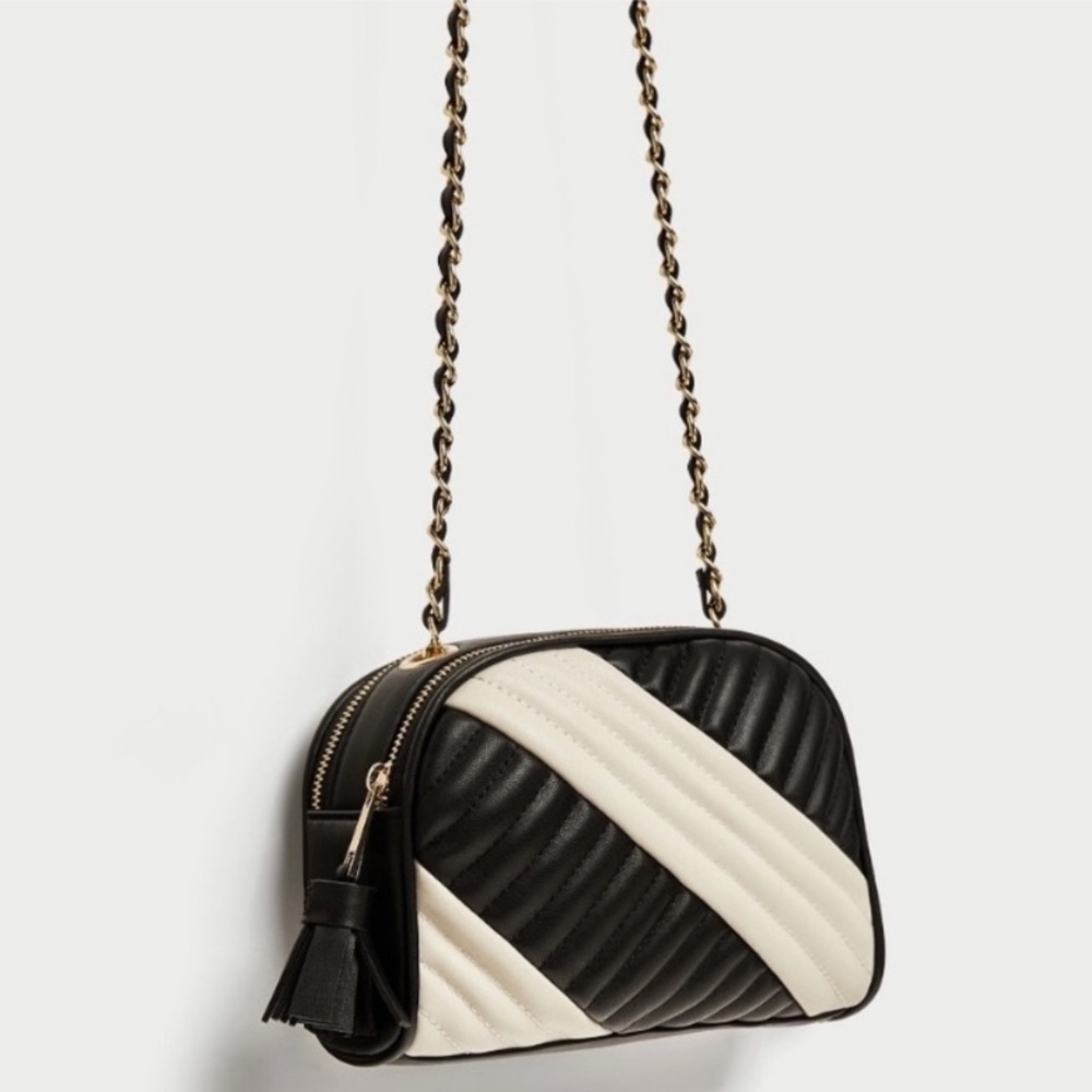 💄✨♠️ Black & White Quilted Purse ☁️✨💋